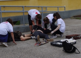 Magyar Vöröskereszt elsősegélynyújtó versenye Devecserben